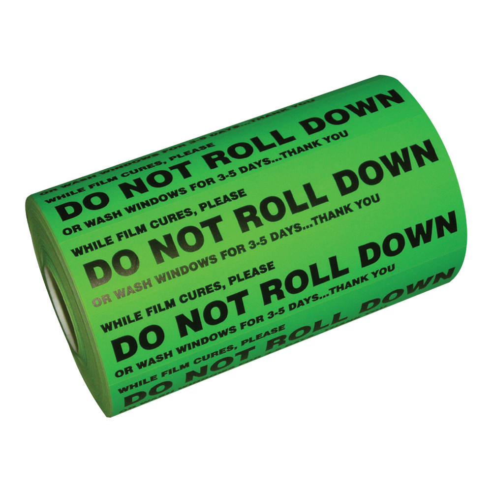 A1169 Do Not Roll Down Tape-Green (1000 Count)