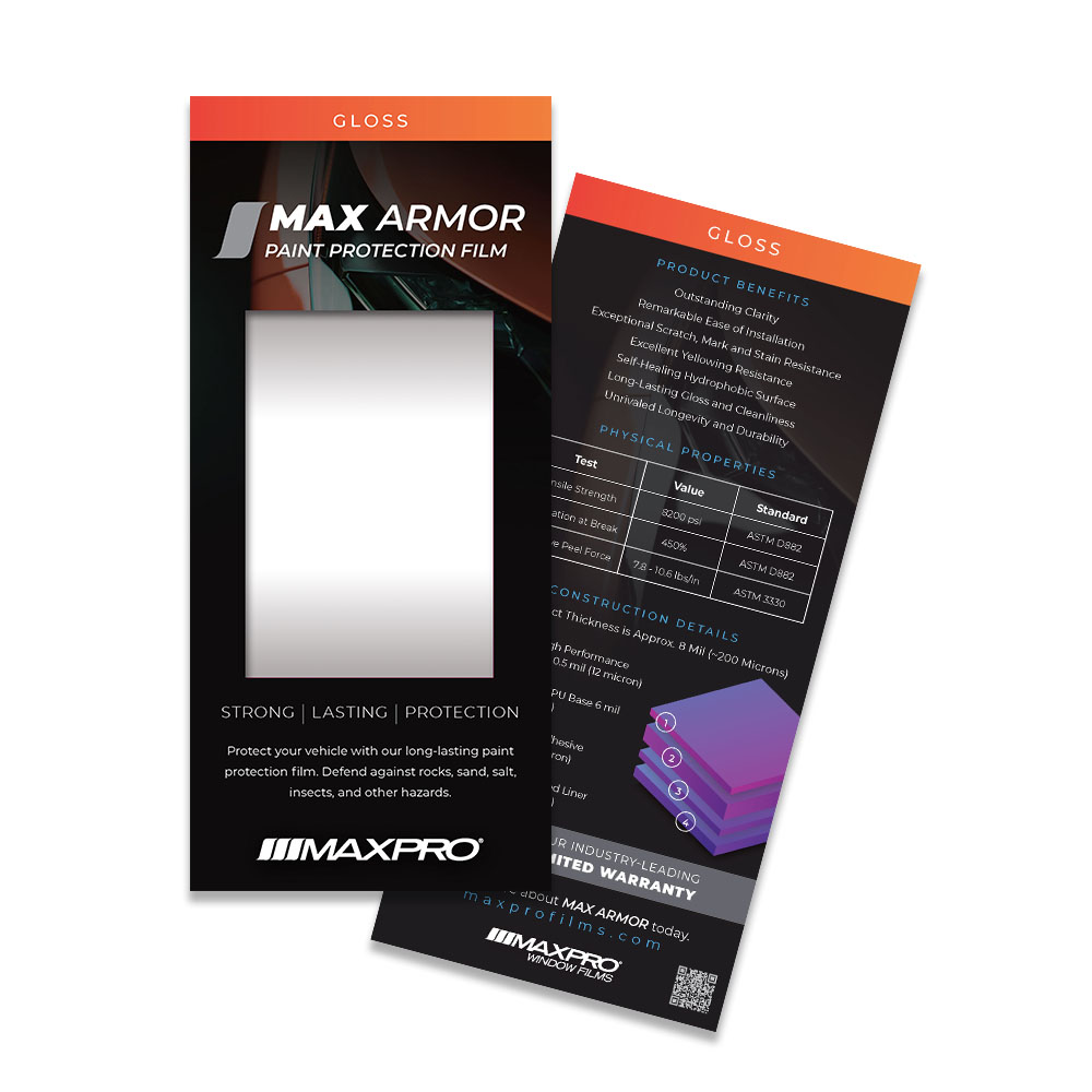 MAX ARMOR PPF GLOSS DESIGN GUIDE